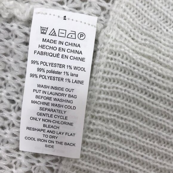 M Michael Kors Waffle Texture Wool-blend Cardigan - Picture 6 of 7